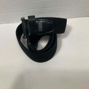 Nike Size 40 G-Flex Braided Belt - Black Stretch Woven - Golf/Casual